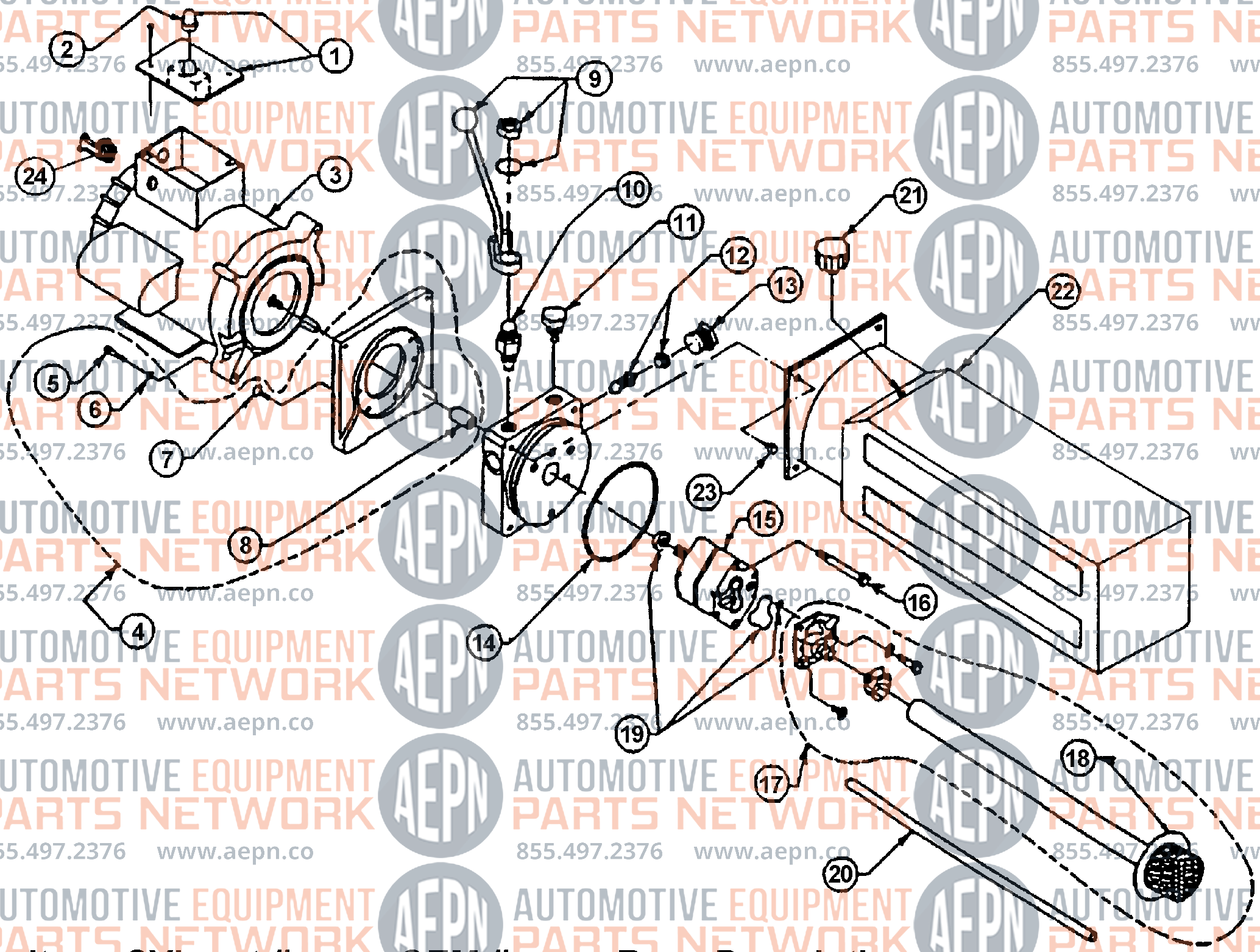 JOHN BEAN 42011SS14 Parts Breakdown